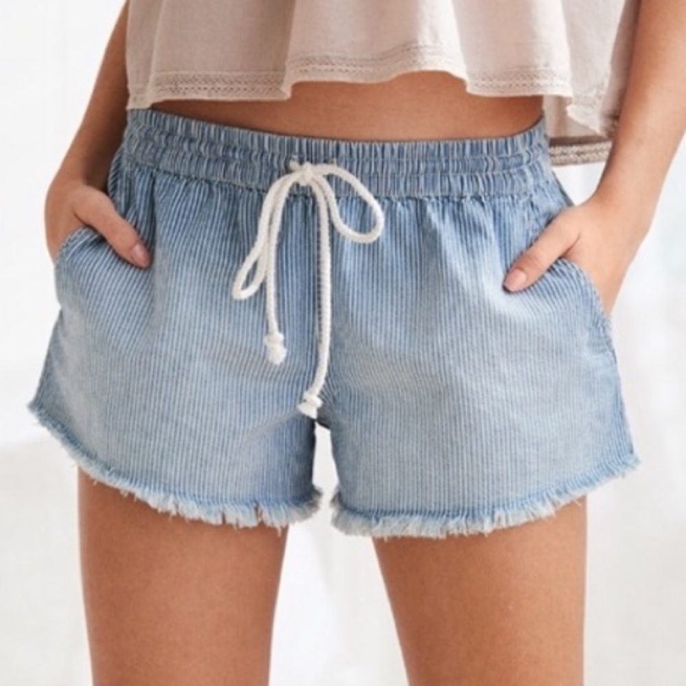 Aerie pinstriped shorts